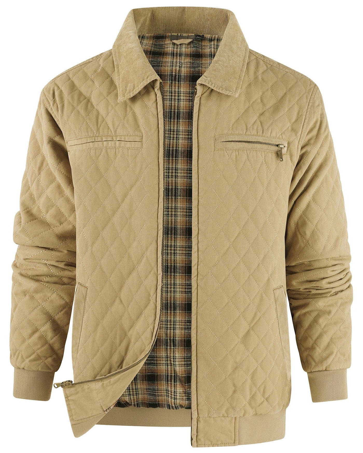 Diamond Quilt Jacket - Image 4