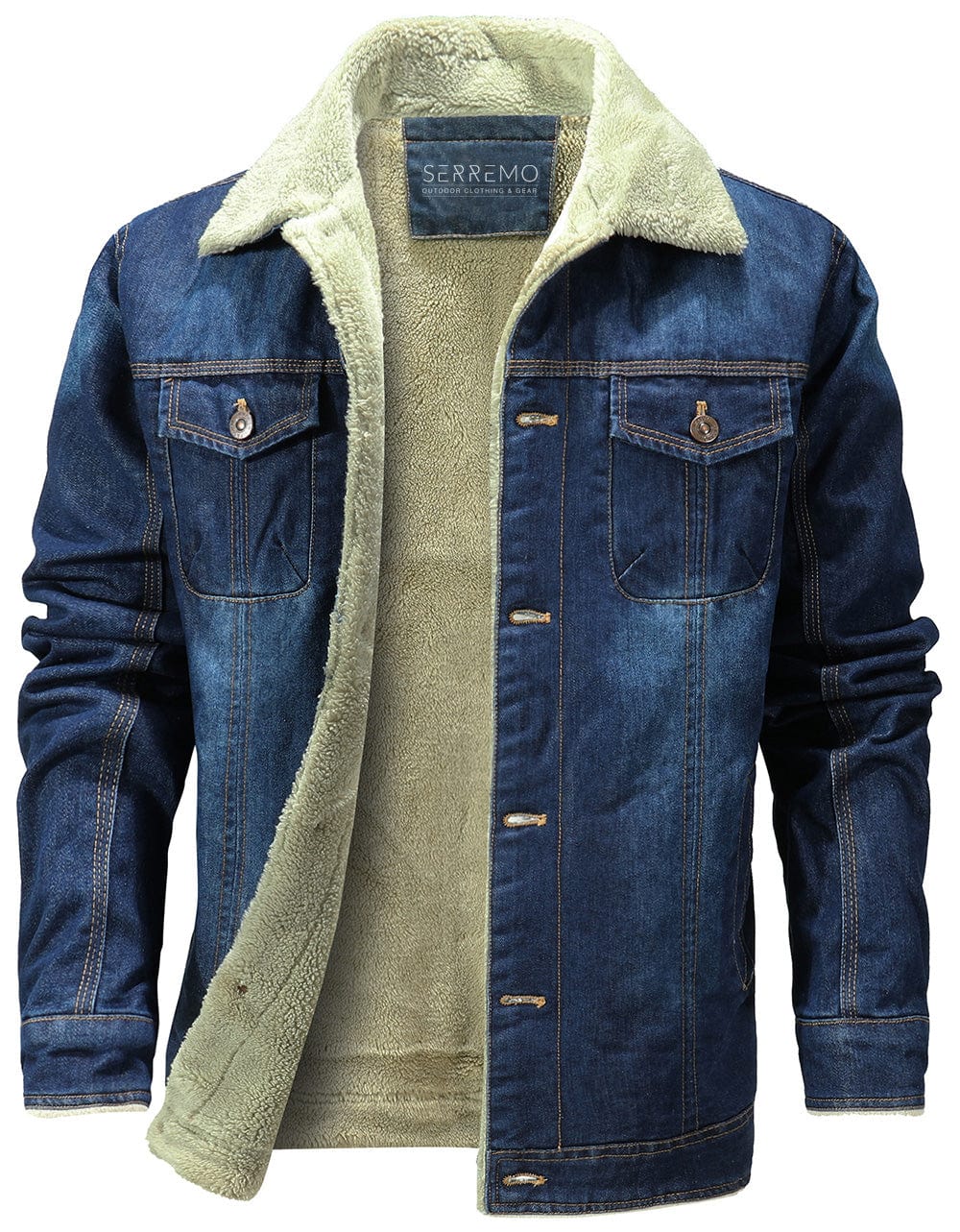 Fleece Denim Jacket (2 Designs) - Image 4