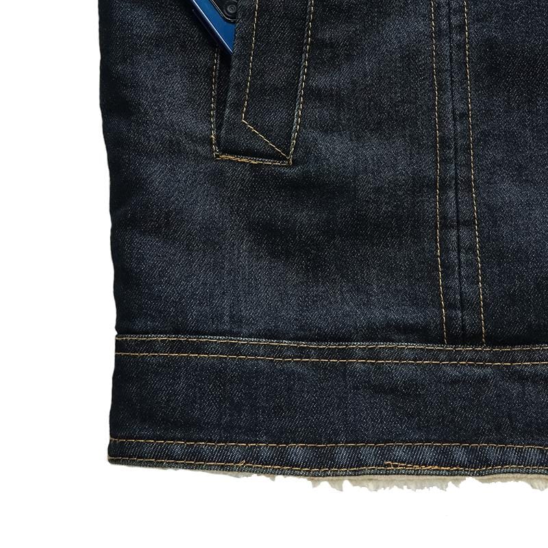 Fleece Denim Jacket (2 Designs) - Image 9