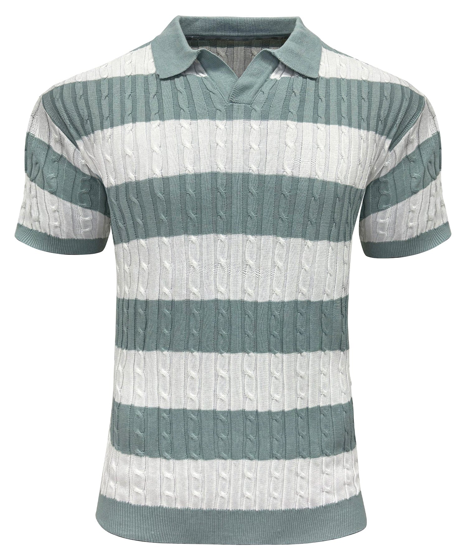 Fresh Stripe Polo Shirt - Image 2