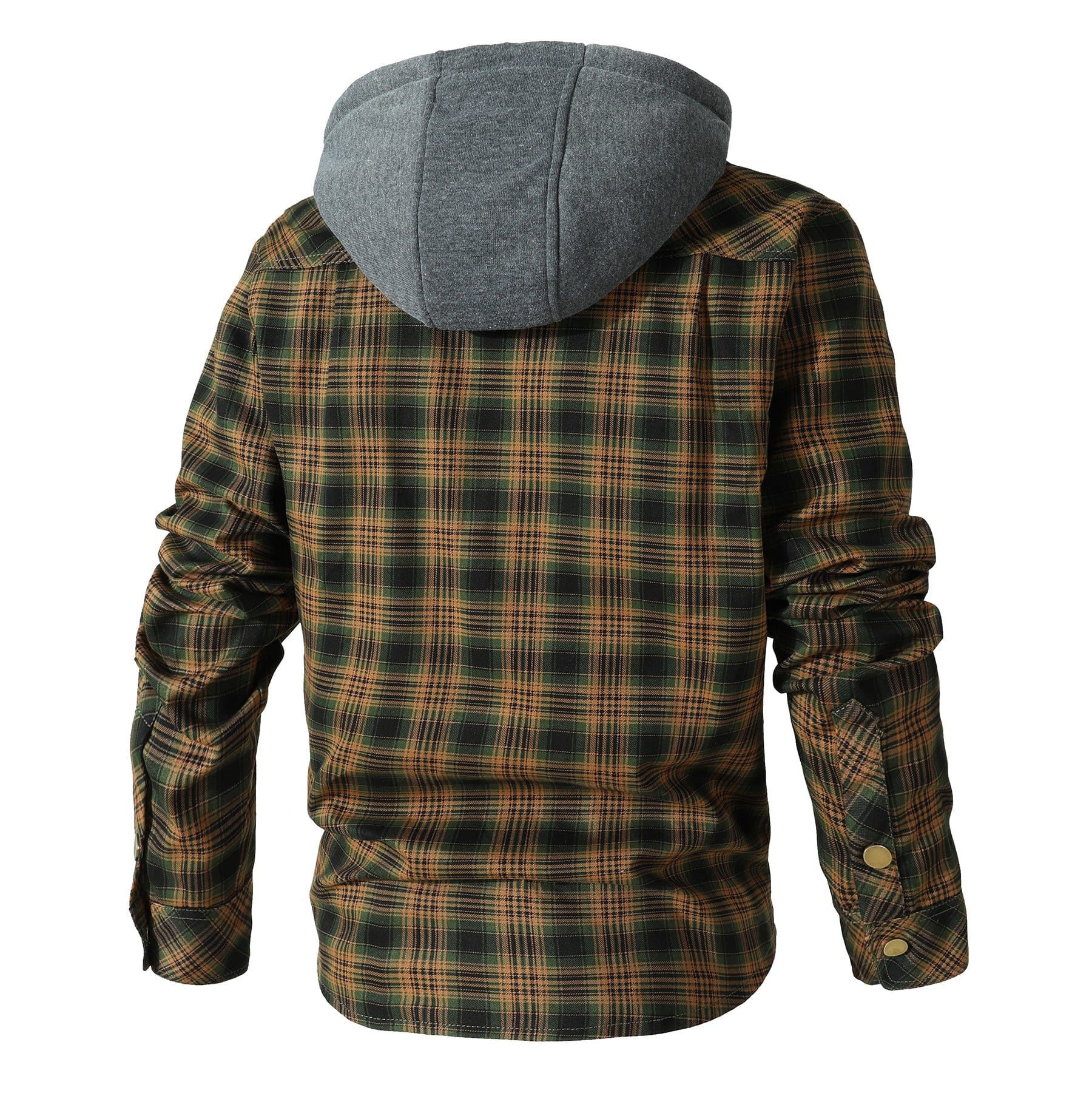 Hooded Flannel Jacket (4 Designs) - Image 10