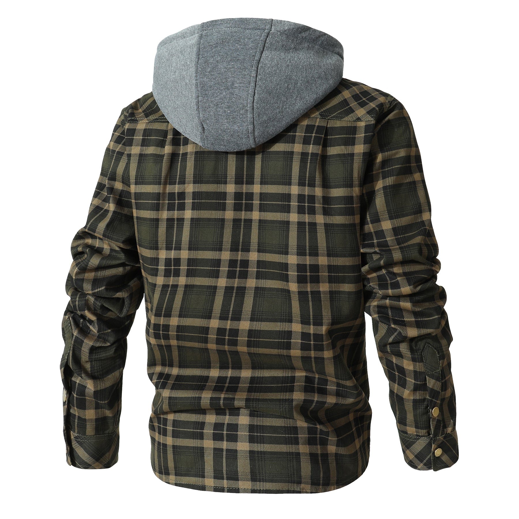 Hooded Flannel Jacket (4 Designs) - Image 11