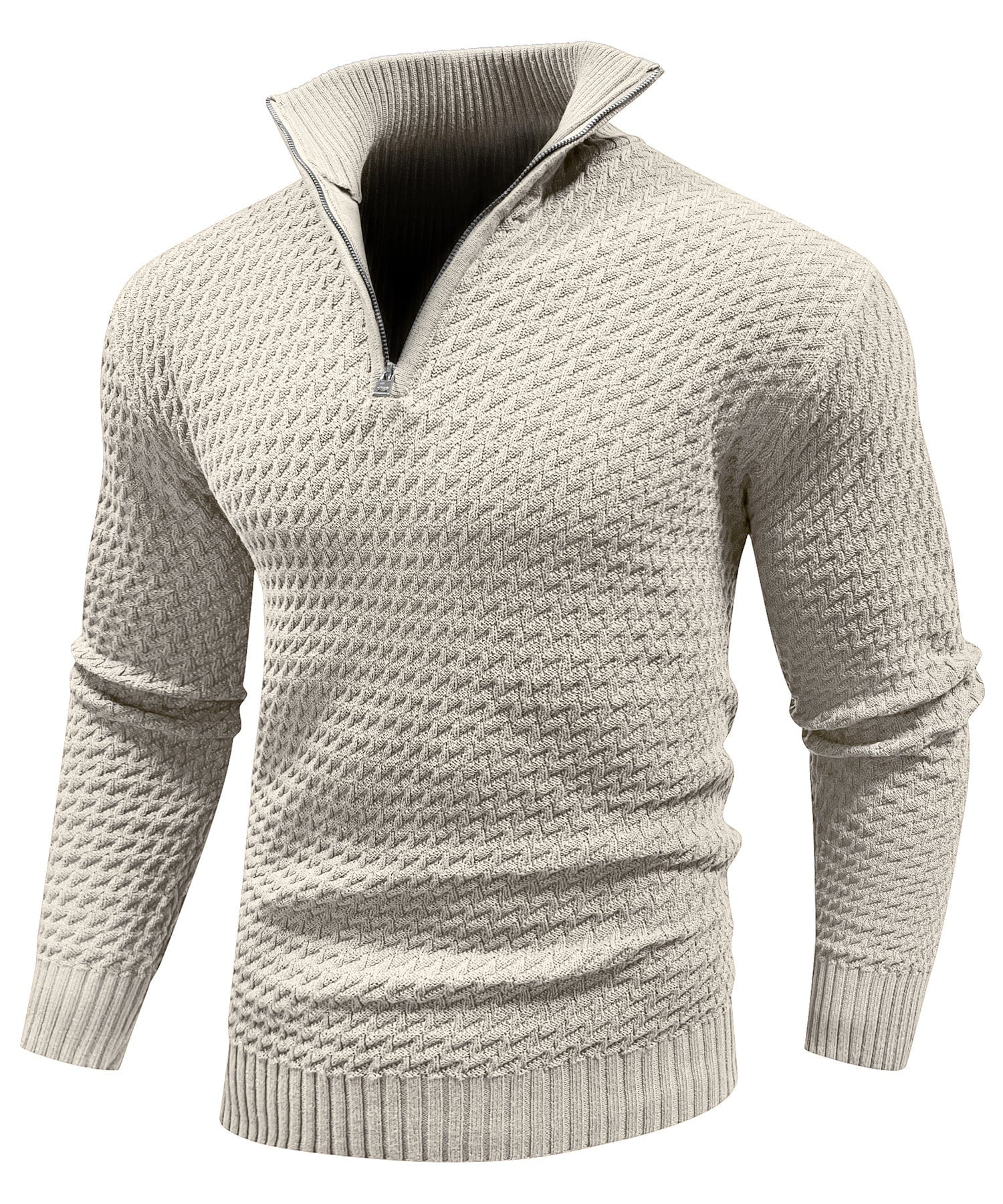 Men's Turtleneck Quarter-Zip (5 Designs) - Image 2