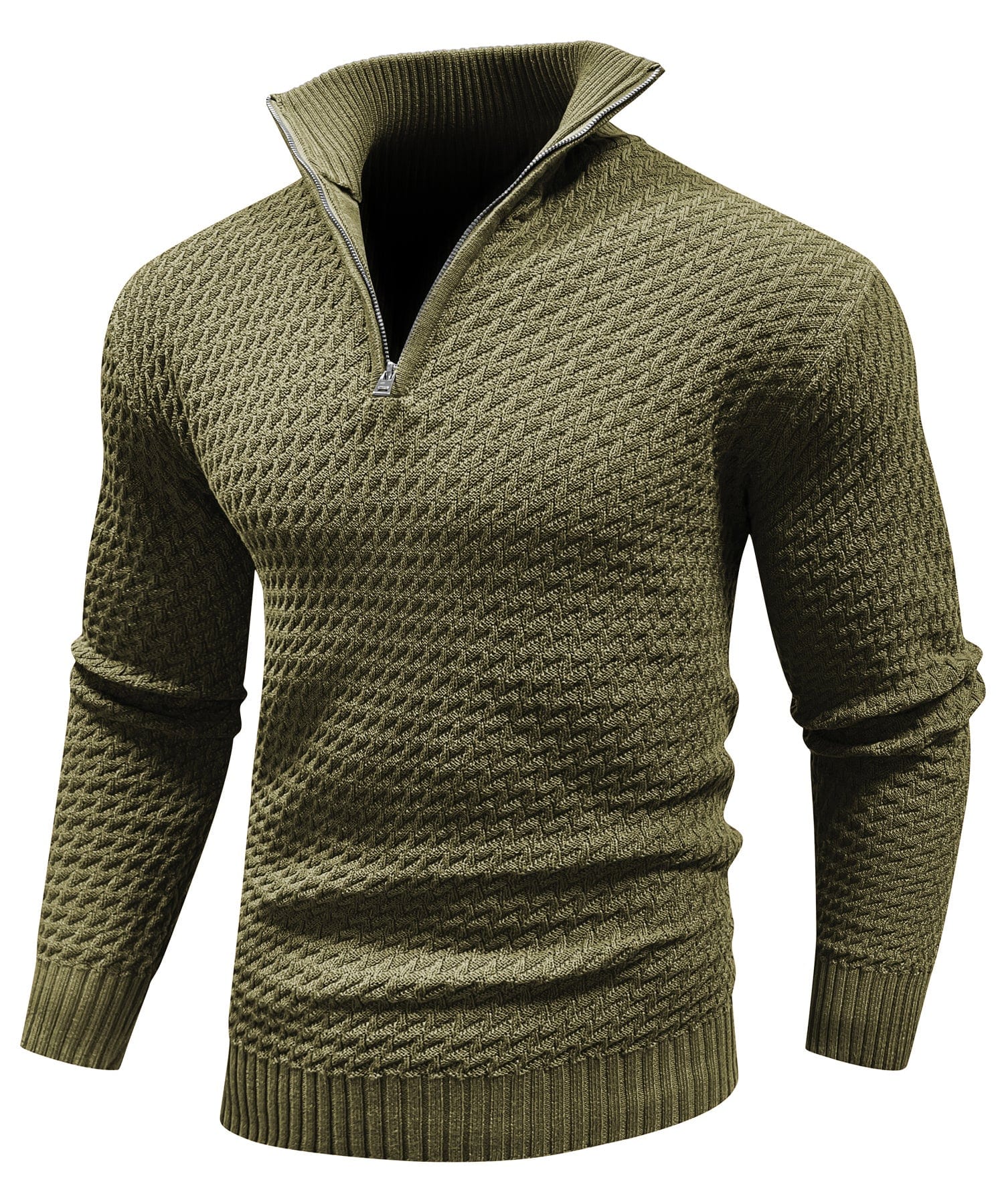 Men's Turtleneck Quarter-Zip (5 Designs) - Image 4