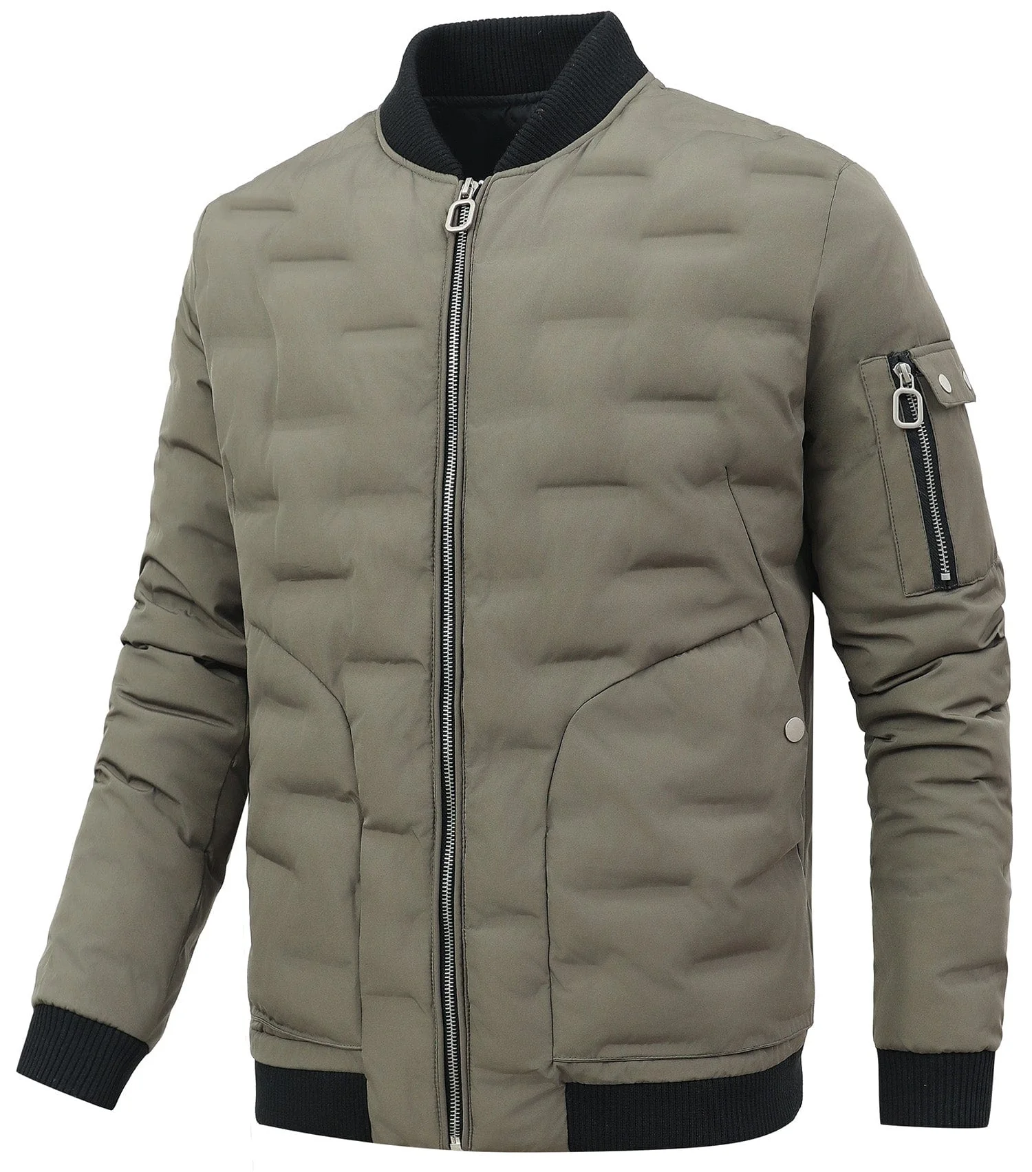 Puffer Bomber Jacket - Image 2