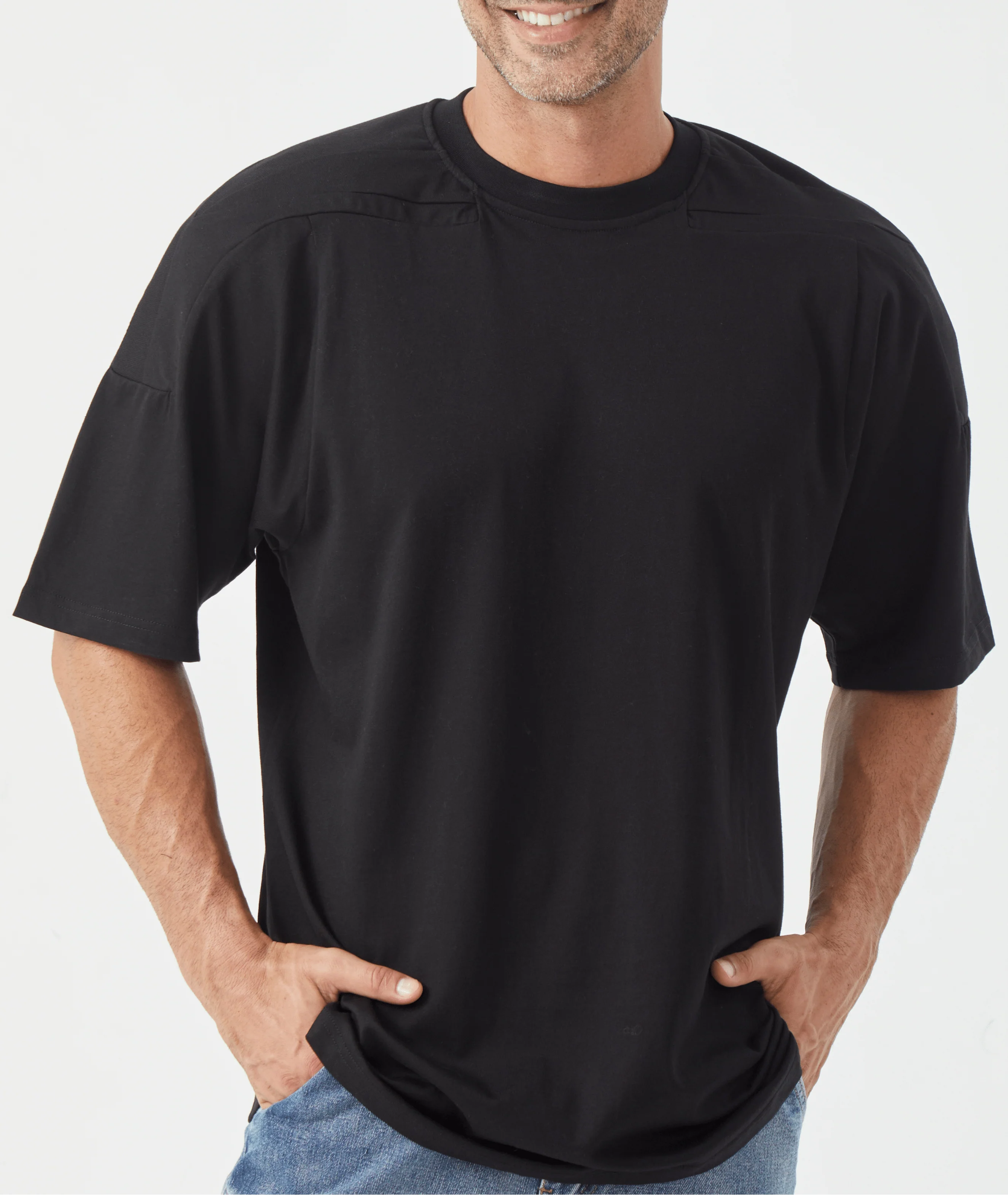 Padded Shoulder Tee - Image 10