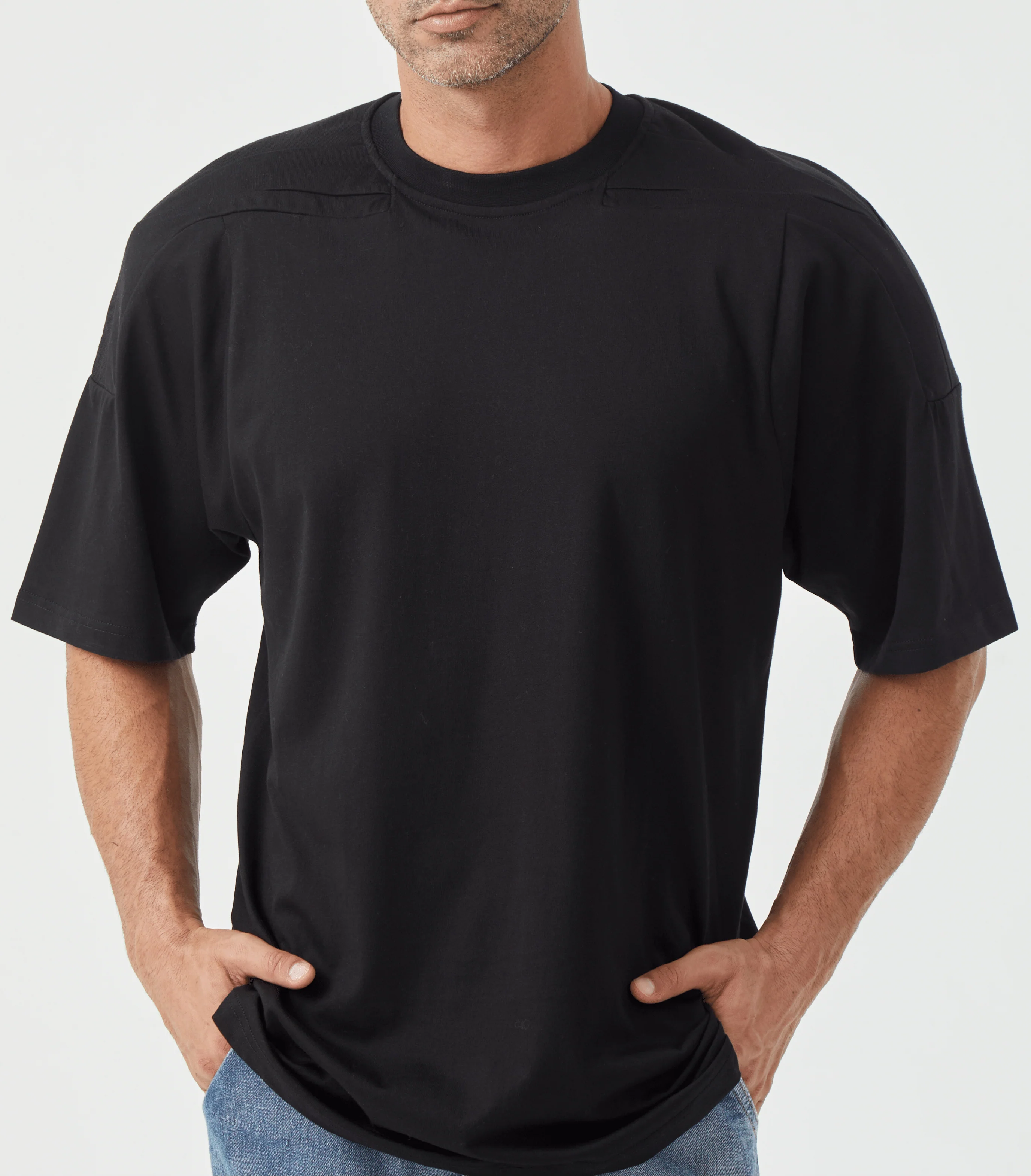 Padded Shoulder Tee - Image 2