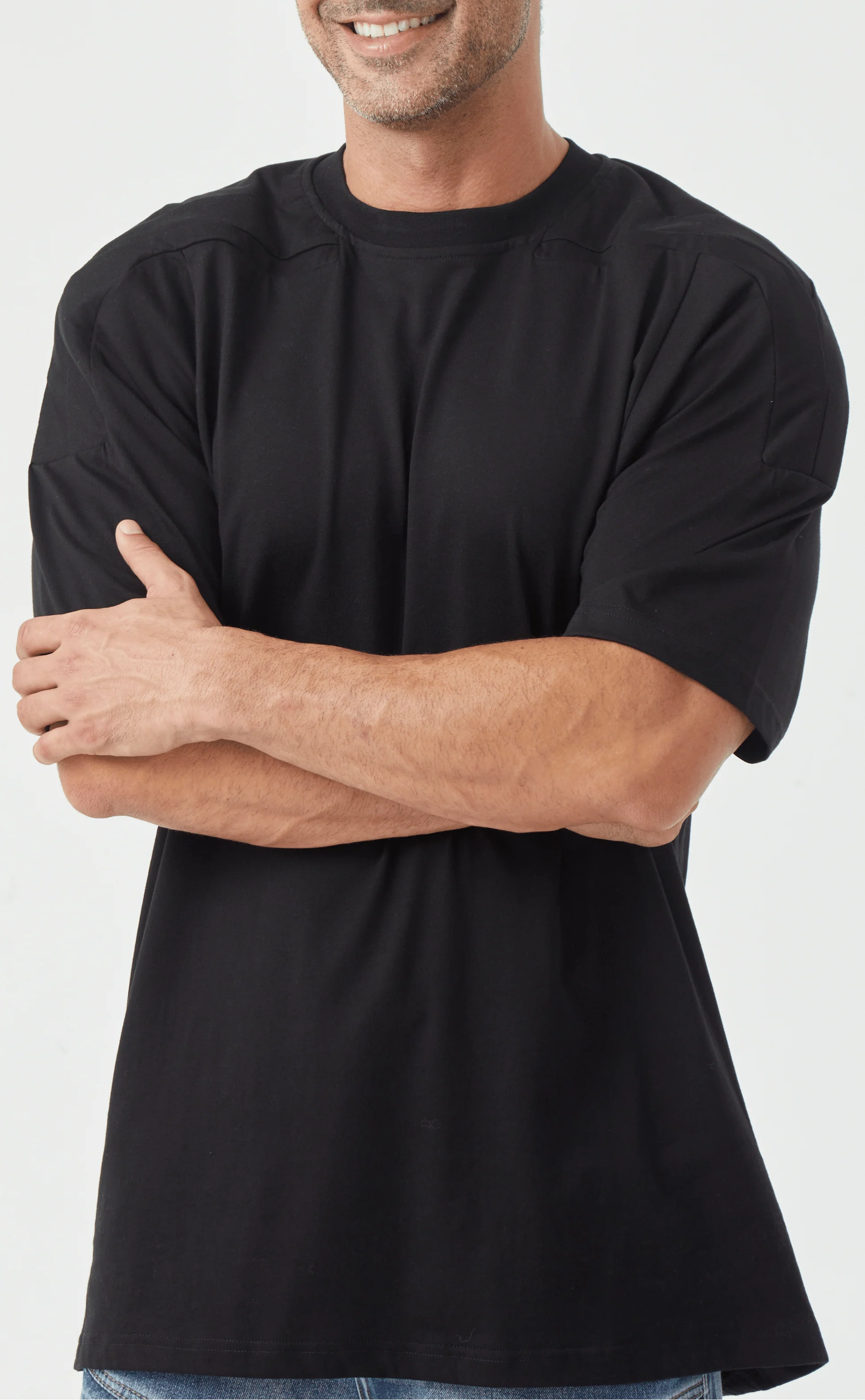 Padded Shoulder Tee - Image 7