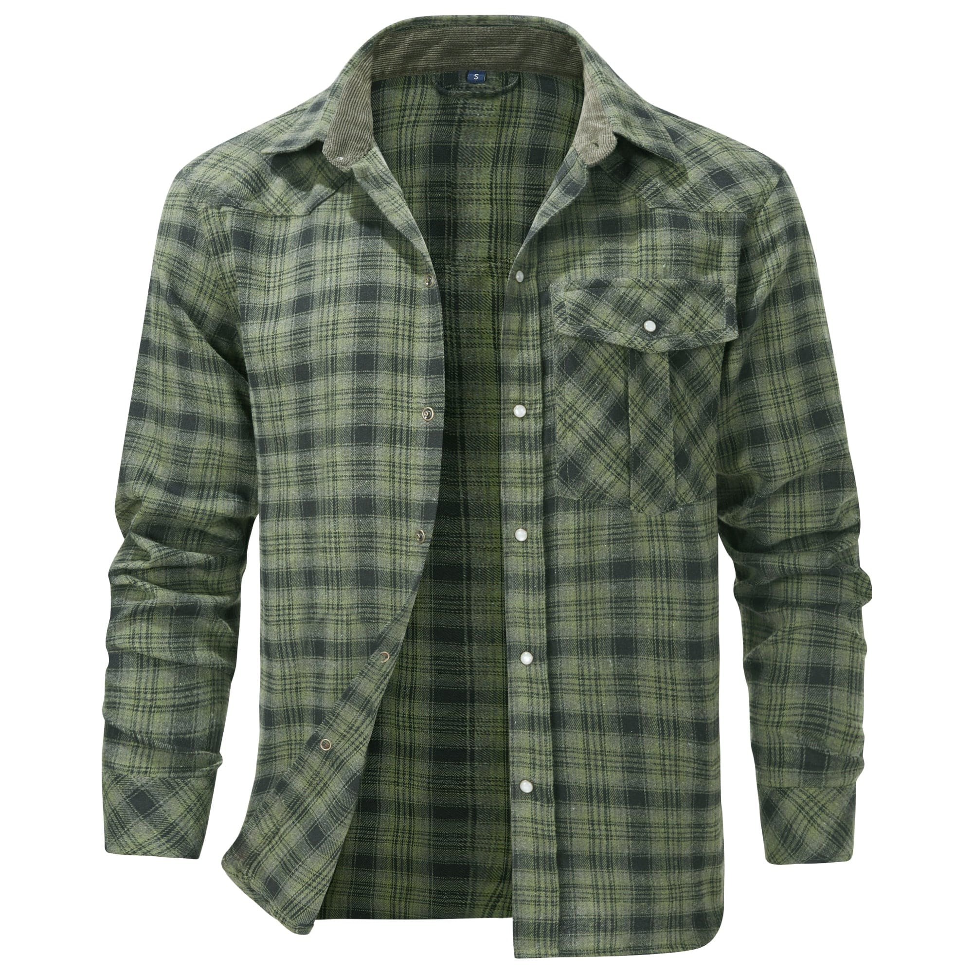 Men's Flannel Shirt (5 Designs) - Image 7